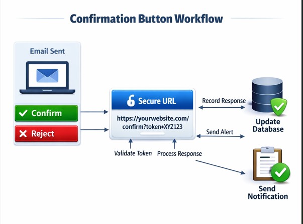 Confirmation button workflow