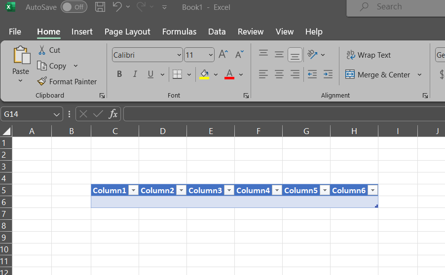 Create Excel File Using HTML Tag