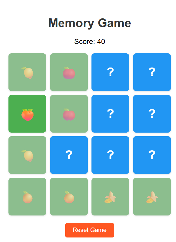 Build Your Own JavaScript Memory Game