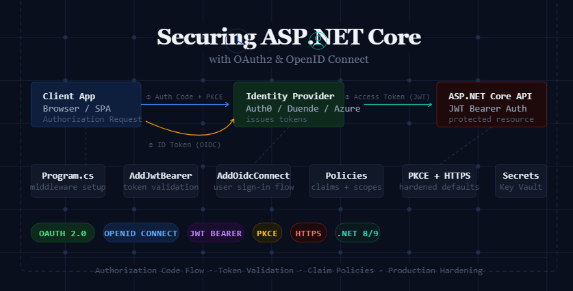 ASP.NET Core OAuth2 and OpenID Connect: Complete Security Guide